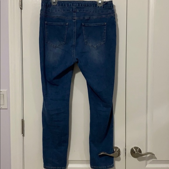 Medium/dark blue jeggings - Picture 3 of 4